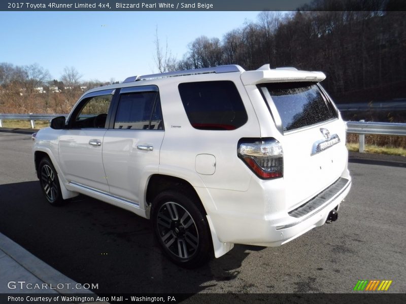 Blizzard Pearl White / Sand Beige 2017 Toyota 4Runner Limited 4x4