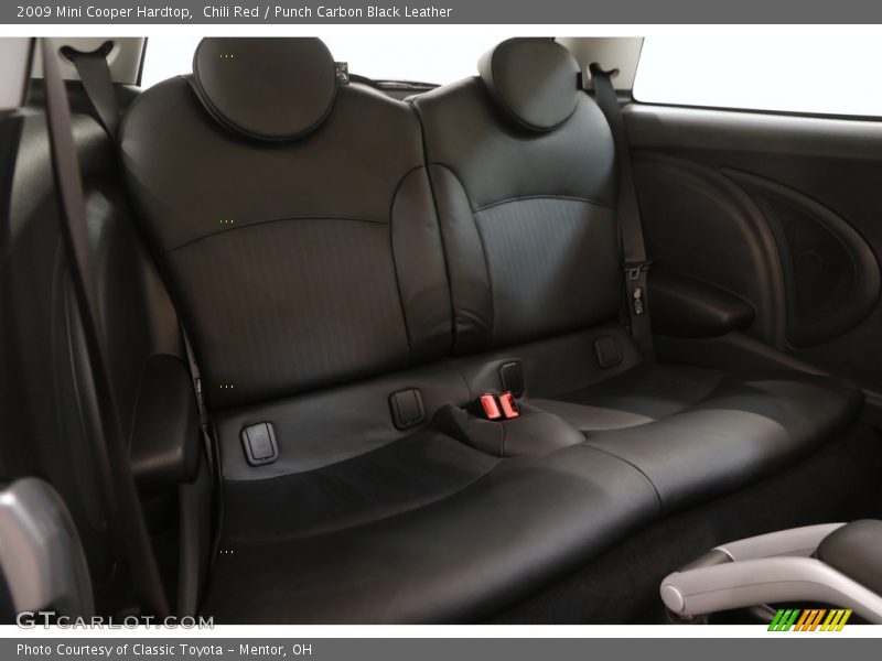 Chili Red / Punch Carbon Black Leather 2009 Mini Cooper Hardtop