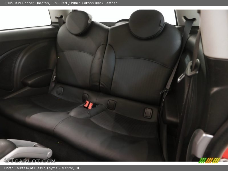 Chili Red / Punch Carbon Black Leather 2009 Mini Cooper Hardtop
