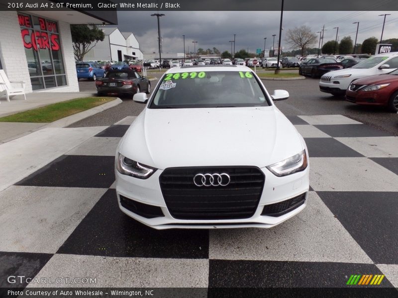 Glacier White Metallic / Black 2016 Audi A4 2.0T Premium