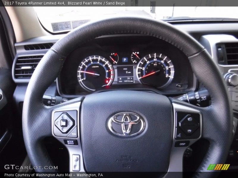 Blizzard Pearl White / Sand Beige 2017 Toyota 4Runner Limited 4x4