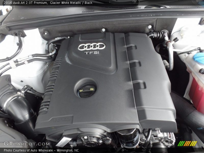 Glacier White Metallic / Black 2016 Audi A4 2.0T Premium