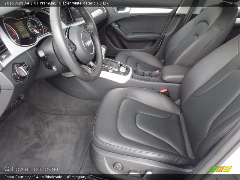 Glacier White Metallic / Black 2016 Audi A4 2.0T Premium