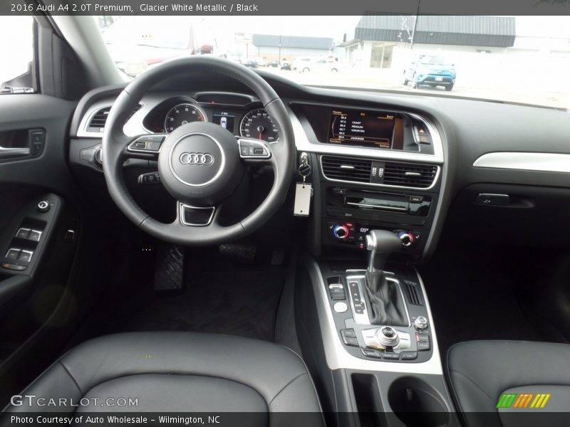 Glacier White Metallic / Black 2016 Audi A4 2.0T Premium