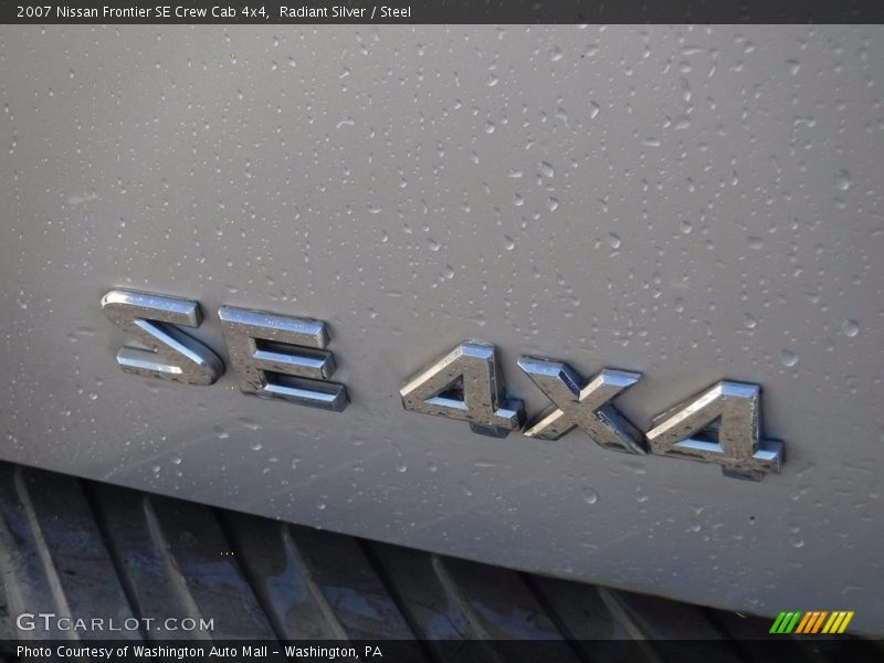 Radiant Silver / Steel 2007 Nissan Frontier SE Crew Cab 4x4