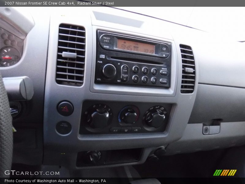 Radiant Silver / Steel 2007 Nissan Frontier SE Crew Cab 4x4