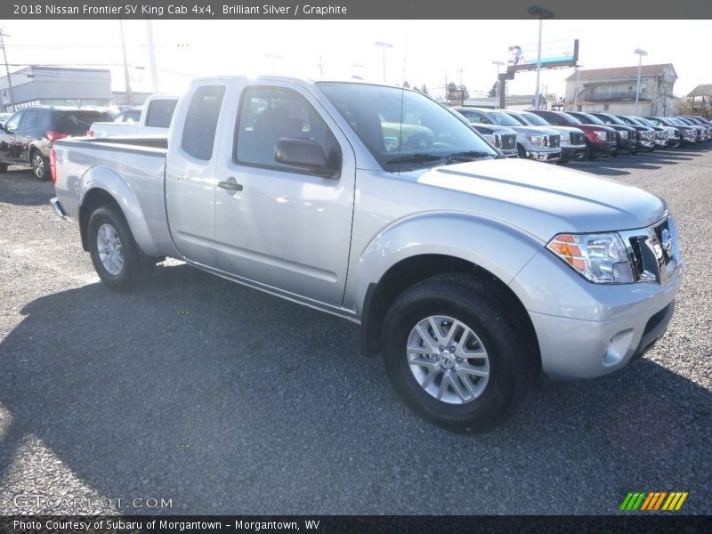 Brilliant Silver / Graphite 2018 Nissan Frontier SV King Cab 4x4
