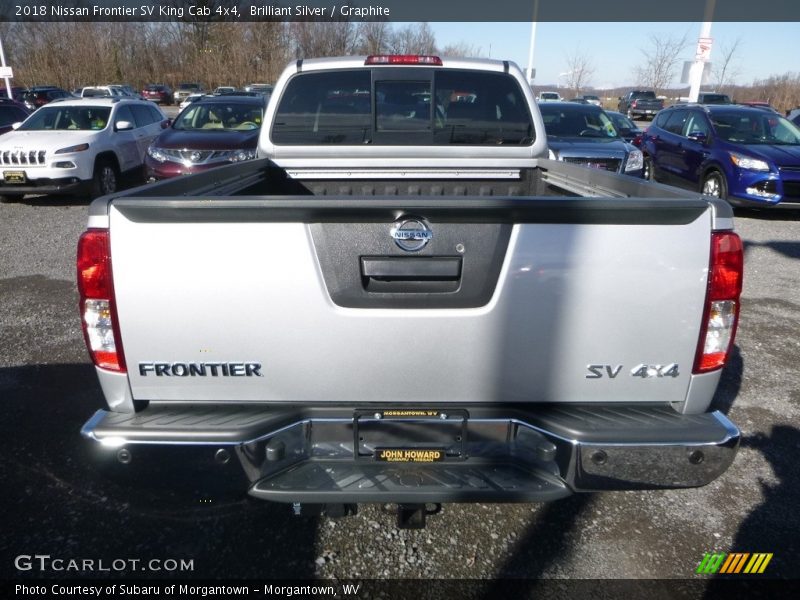 Brilliant Silver / Graphite 2018 Nissan Frontier SV King Cab 4x4