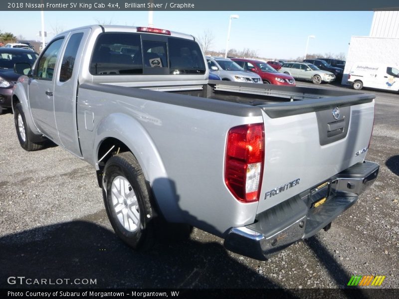 Brilliant Silver / Graphite 2018 Nissan Frontier SV King Cab 4x4
