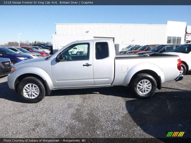 Brilliant Silver / Graphite 2018 Nissan Frontier SV King Cab 4x4