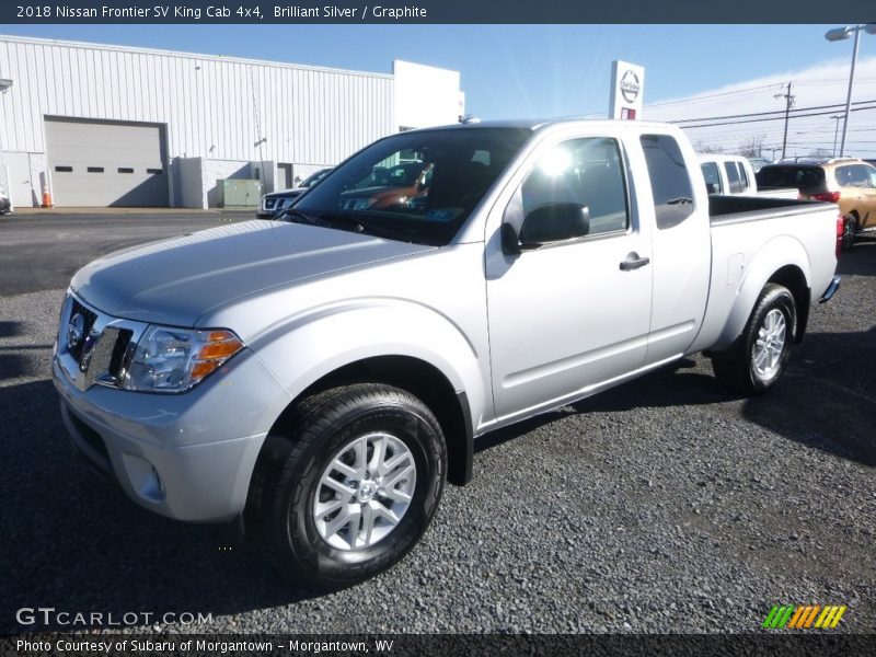 Brilliant Silver / Graphite 2018 Nissan Frontier SV King Cab 4x4