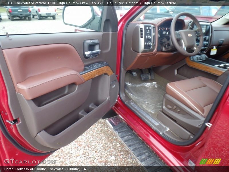 Cajun Red Tintcoat / High Country Saddle 2018 Chevrolet Silverado 1500 High Country Crew Cab 4x4