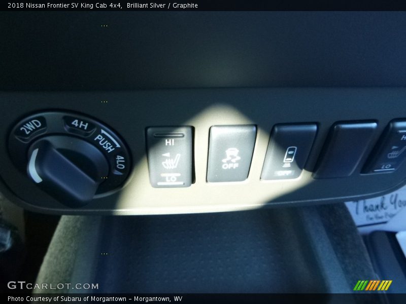 Brilliant Silver / Graphite 2018 Nissan Frontier SV King Cab 4x4