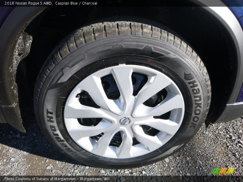 Caspian Blue / Charcoal 2018 Nissan Rogue S AWD