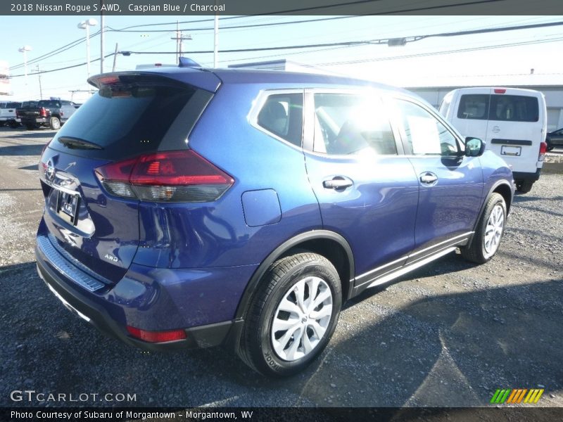 Caspian Blue / Charcoal 2018 Nissan Rogue S AWD