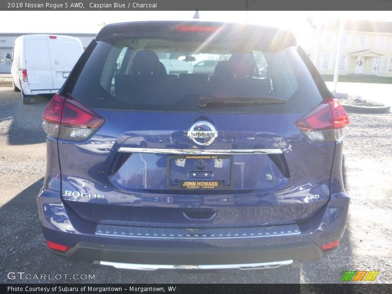 Caspian Blue / Charcoal 2018 Nissan Rogue S AWD
