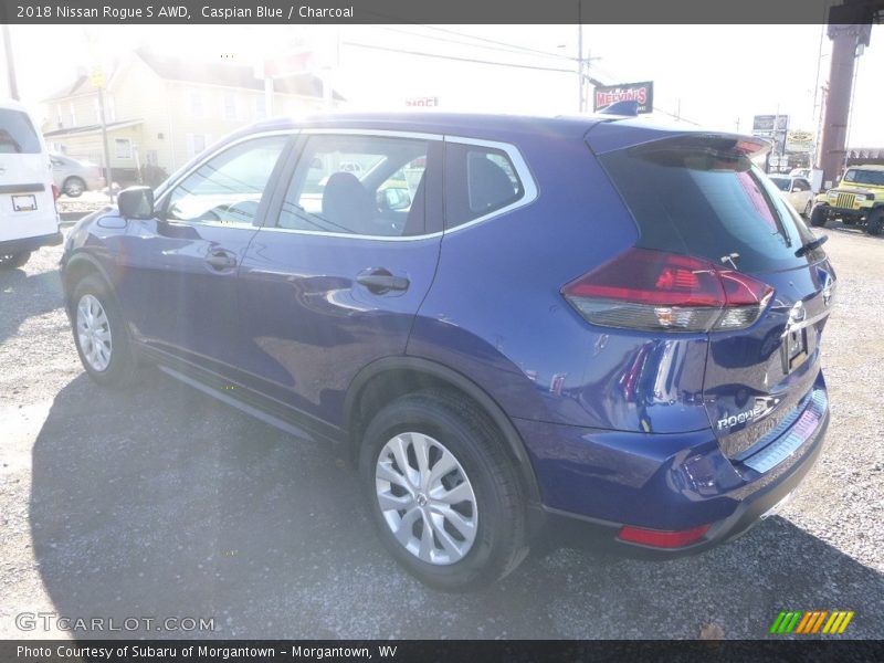 Caspian Blue / Charcoal 2018 Nissan Rogue S AWD