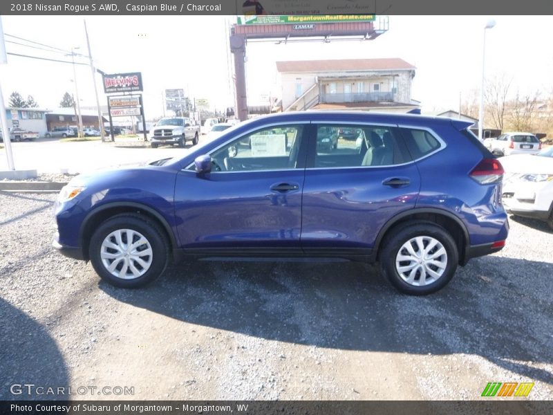 Caspian Blue / Charcoal 2018 Nissan Rogue S AWD
