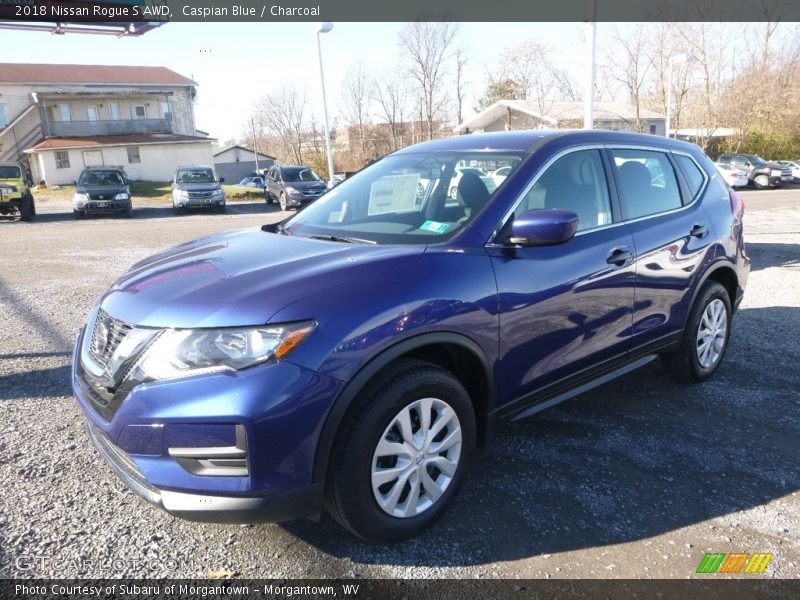 Caspian Blue / Charcoal 2018 Nissan Rogue S AWD