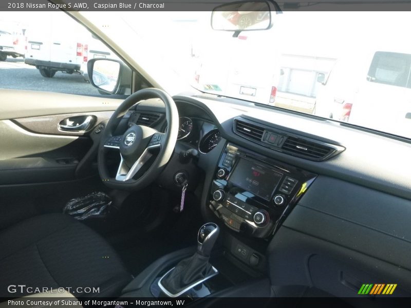 Caspian Blue / Charcoal 2018 Nissan Rogue S AWD