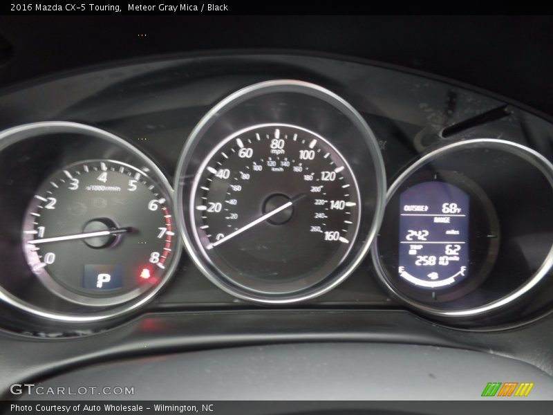Meteor Gray Mica / Black 2016 Mazda CX-5 Touring