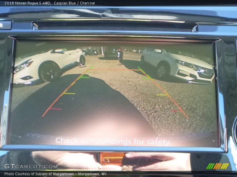 Caspian Blue / Charcoal 2018 Nissan Rogue S AWD