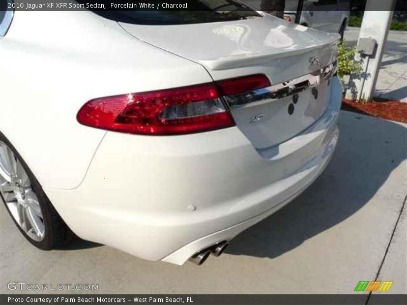 Porcelain White / Charcoal 2010 Jaguar XF XFR Sport Sedan