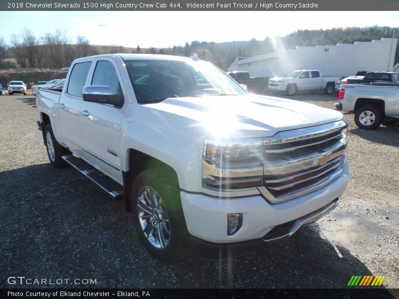 Iridescent Pearl Tricoat / High Country Saddle 2018 Chevrolet Silverado 1500 High Country Crew Cab 4x4