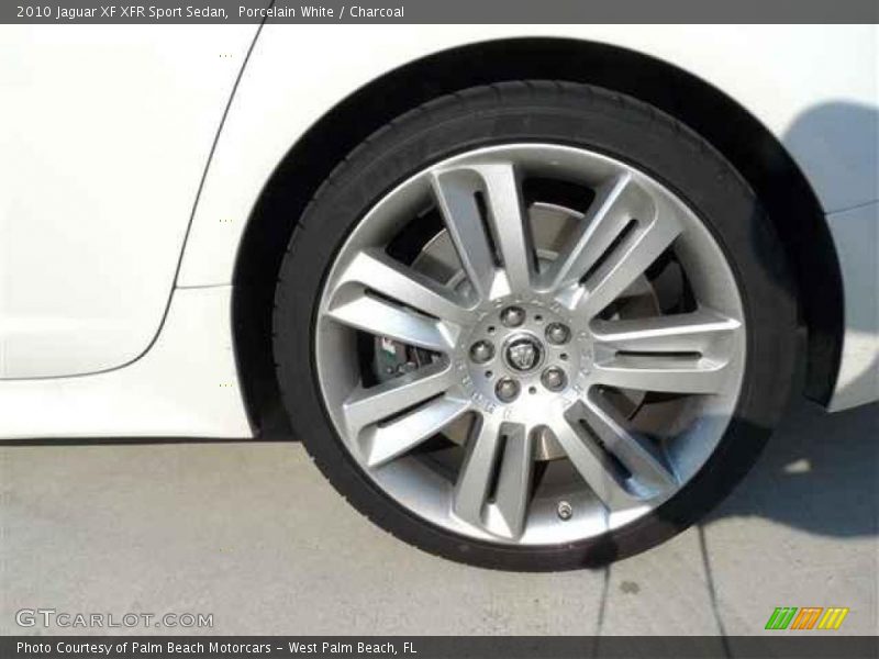 Porcelain White / Charcoal 2010 Jaguar XF XFR Sport Sedan