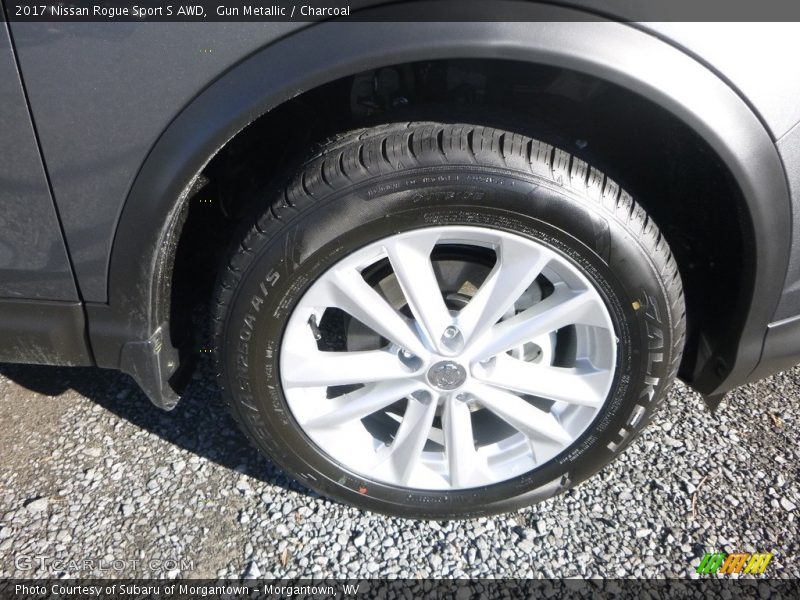 Gun Metallic / Charcoal 2017 Nissan Rogue Sport S AWD