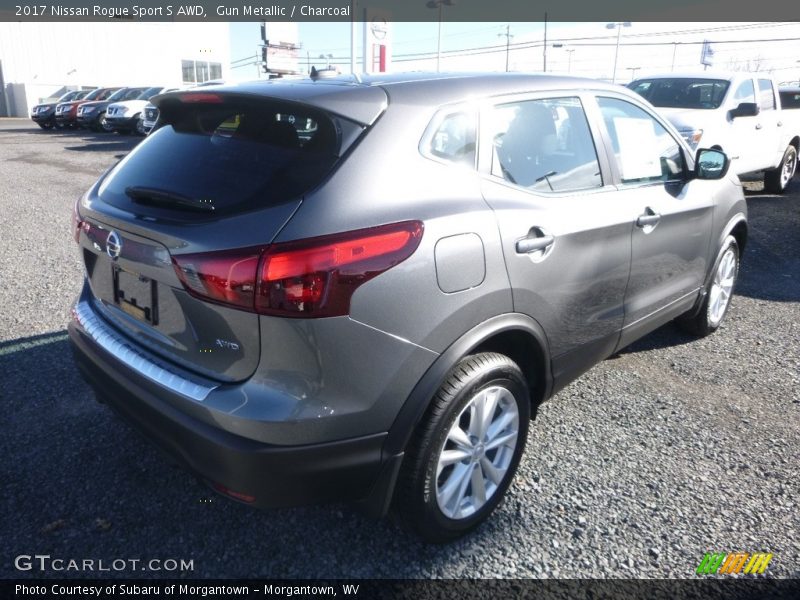 Gun Metallic / Charcoal 2017 Nissan Rogue Sport S AWD