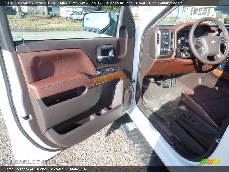 Iridescent Pearl Tricoat / High Country Saddle 2018 Chevrolet Silverado 1500 High Country Crew Cab 4x4