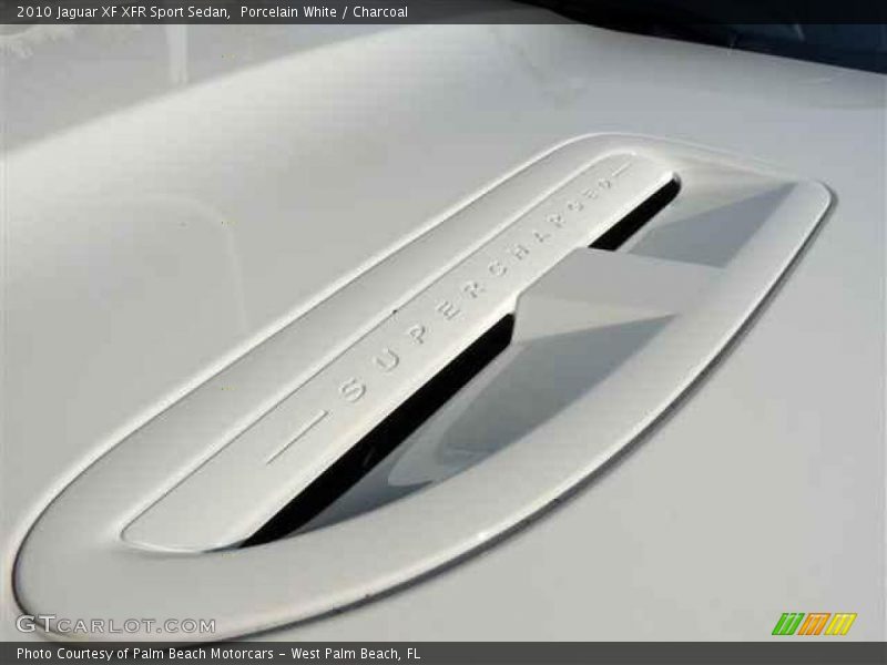 Porcelain White / Charcoal 2010 Jaguar XF XFR Sport Sedan