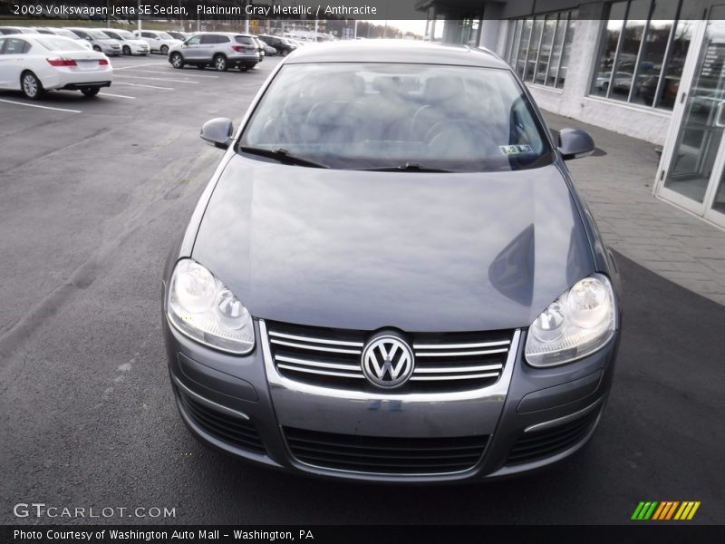 Platinum Gray Metallic / Anthracite 2009 Volkswagen Jetta SE Sedan