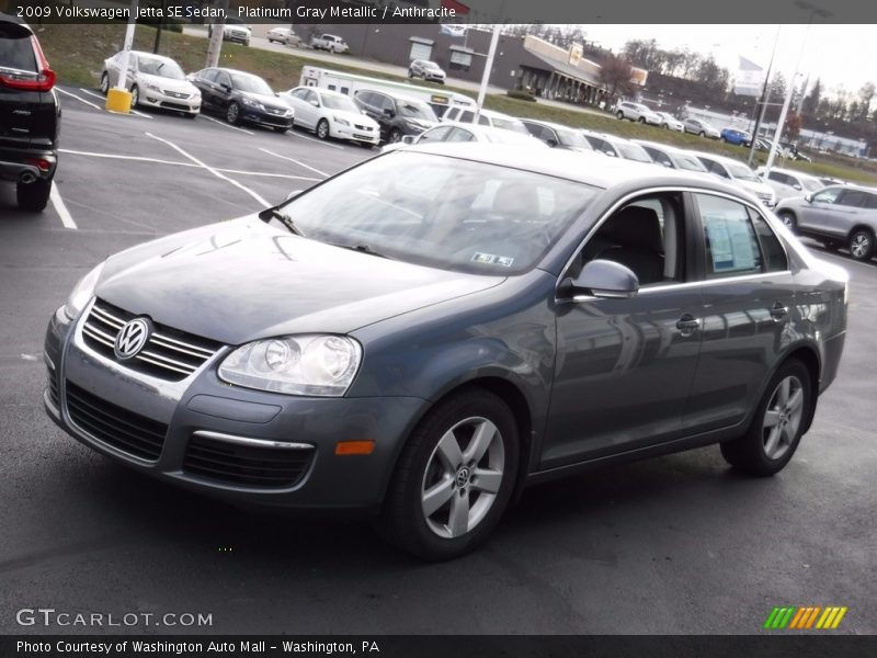 Platinum Gray Metallic / Anthracite 2009 Volkswagen Jetta SE Sedan