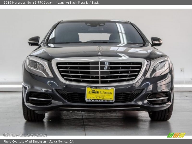 Magnetite Black Metallic / Black 2016 Mercedes-Benz S 550 Sedan