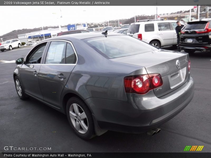 Platinum Gray Metallic / Anthracite 2009 Volkswagen Jetta SE Sedan