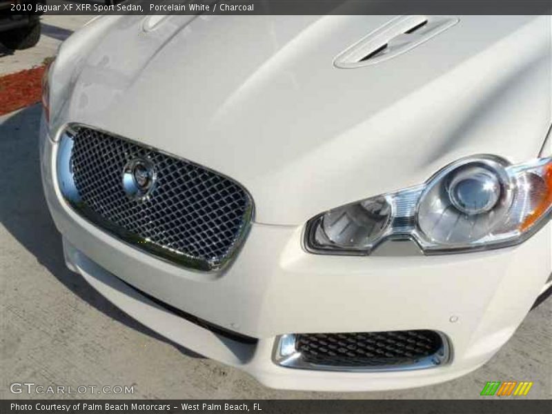 Porcelain White / Charcoal 2010 Jaguar XF XFR Sport Sedan
