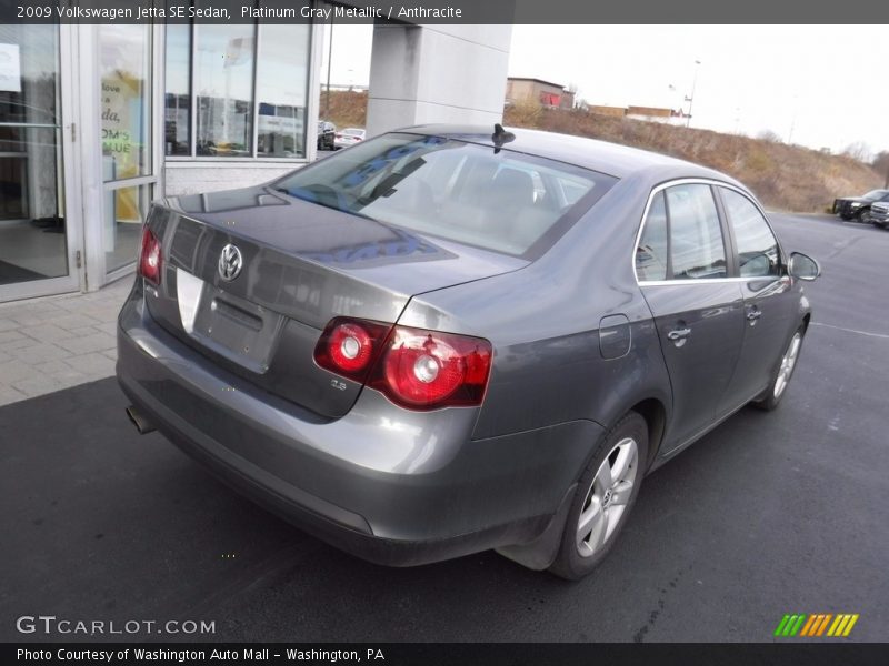 Platinum Gray Metallic / Anthracite 2009 Volkswagen Jetta SE Sedan