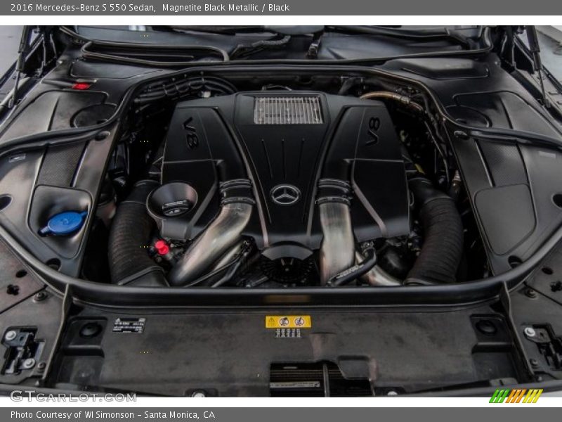 Magnetite Black Metallic / Black 2016 Mercedes-Benz S 550 Sedan