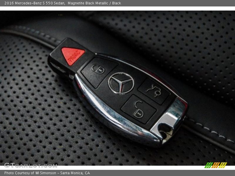 Magnetite Black Metallic / Black 2016 Mercedes-Benz S 550 Sedan
