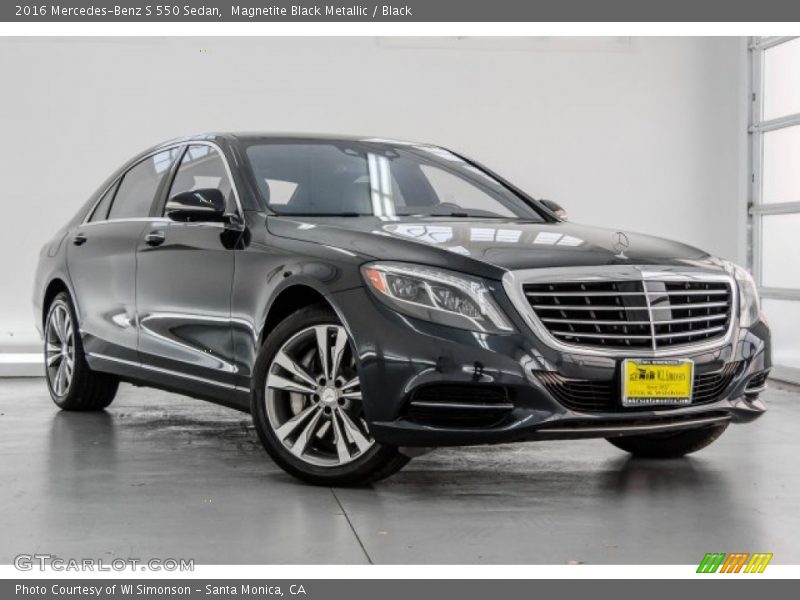 Magnetite Black Metallic / Black 2016 Mercedes-Benz S 550 Sedan