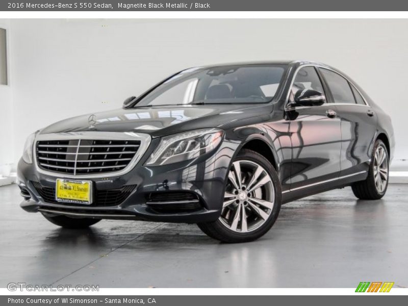 Magnetite Black Metallic / Black 2016 Mercedes-Benz S 550 Sedan