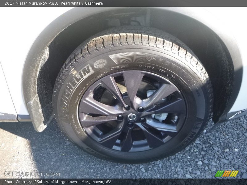 Pearl White / Cashmere 2017 Nissan Murano SV AWD