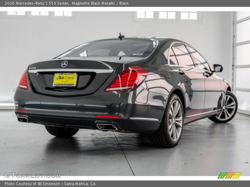 Magnetite Black Metallic / Black 2016 Mercedes-Benz S 550 Sedan