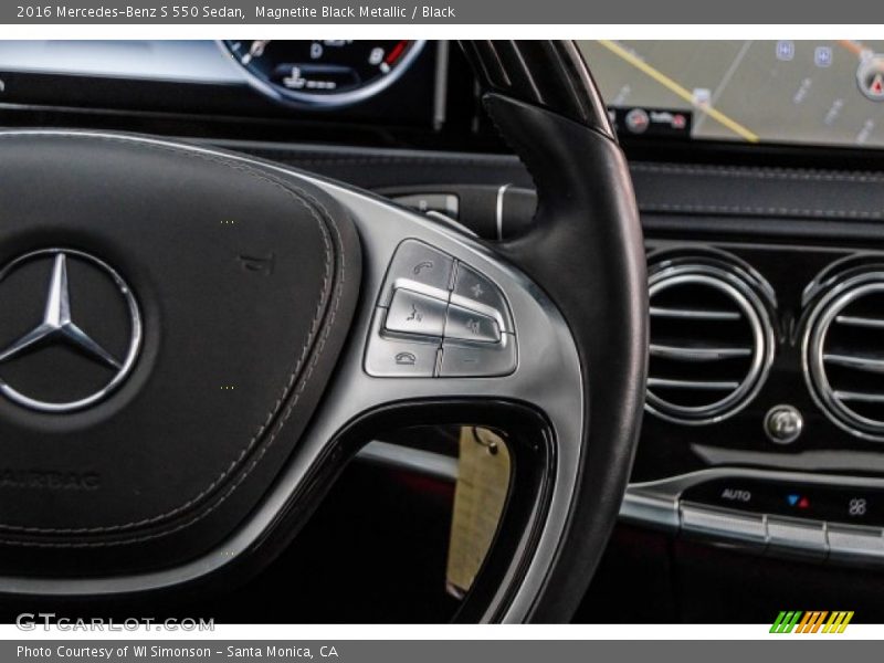 Magnetite Black Metallic / Black 2016 Mercedes-Benz S 550 Sedan