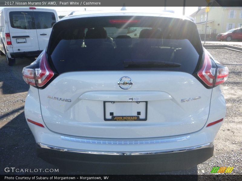 Pearl White / Cashmere 2017 Nissan Murano SV AWD