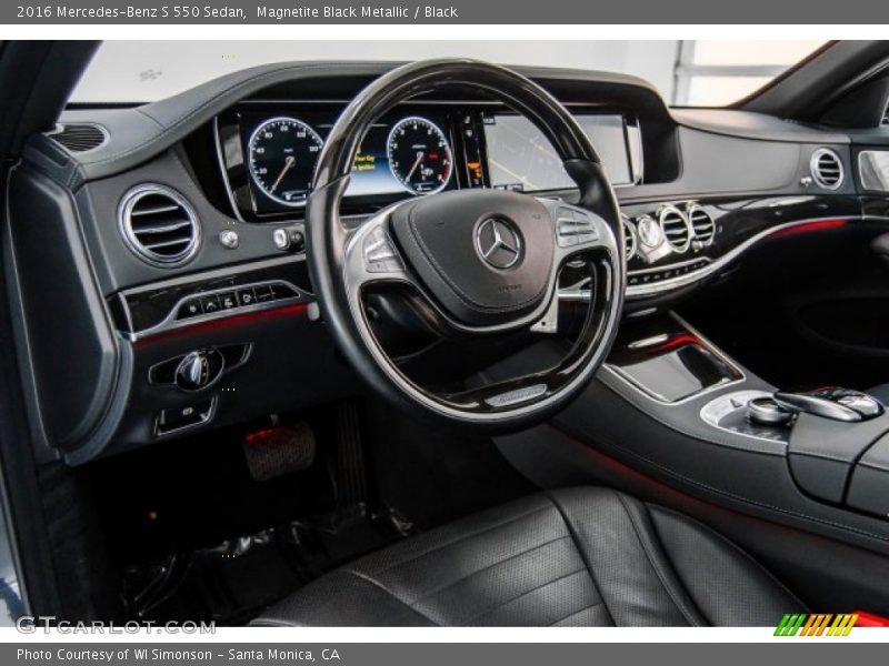 Magnetite Black Metallic / Black 2016 Mercedes-Benz S 550 Sedan