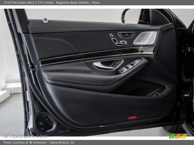 Magnetite Black Metallic / Black 2016 Mercedes-Benz S 550 Sedan