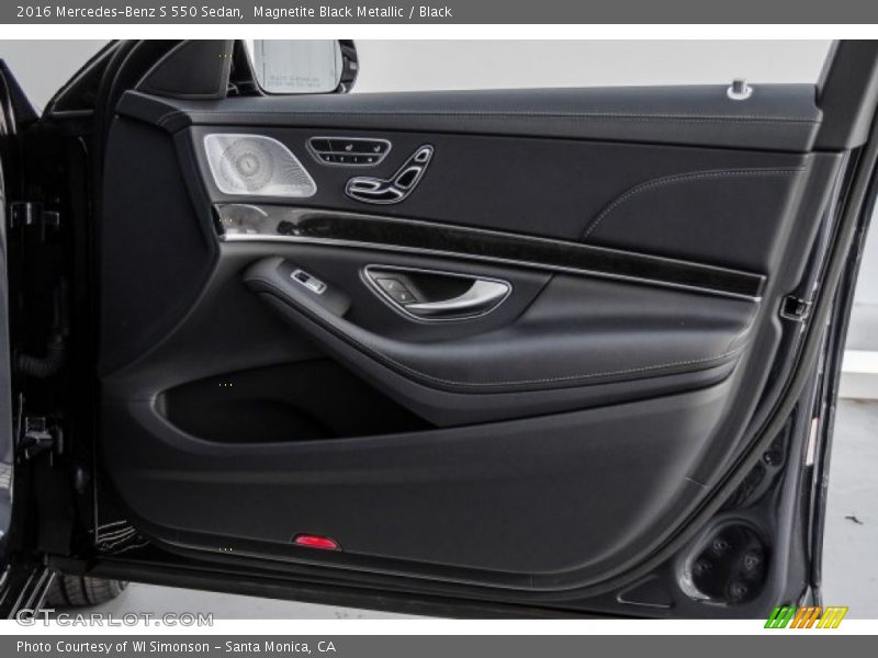 Magnetite Black Metallic / Black 2016 Mercedes-Benz S 550 Sedan